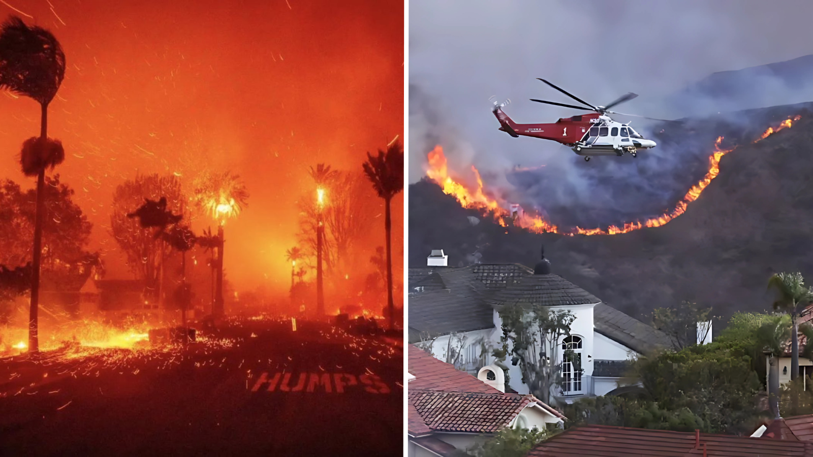 Suman 24 muertos por incendios en Los Ángeles, California