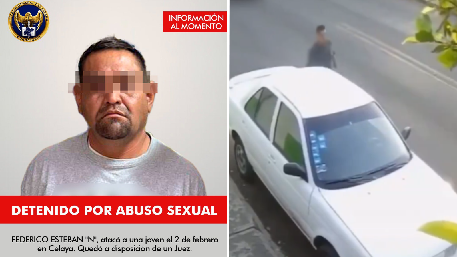 Detienen en Guanajuato a sujeto acusado de abuso sexual en Celaya