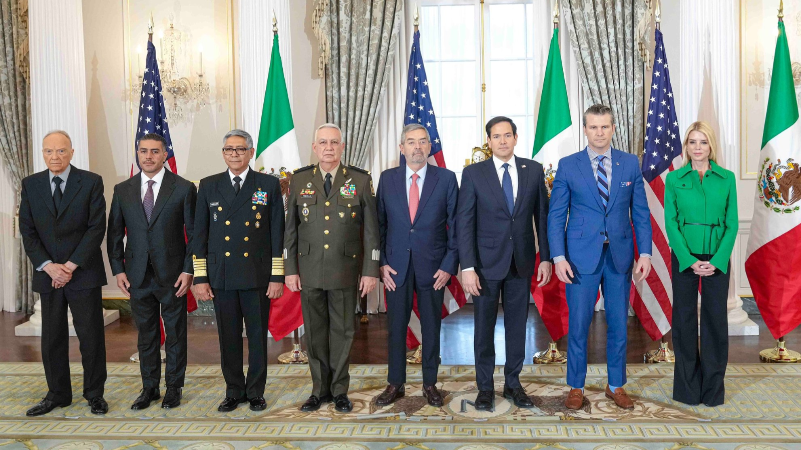 México sostiene reunión sobre Seguridad con Marco Rubio en EE. UU.