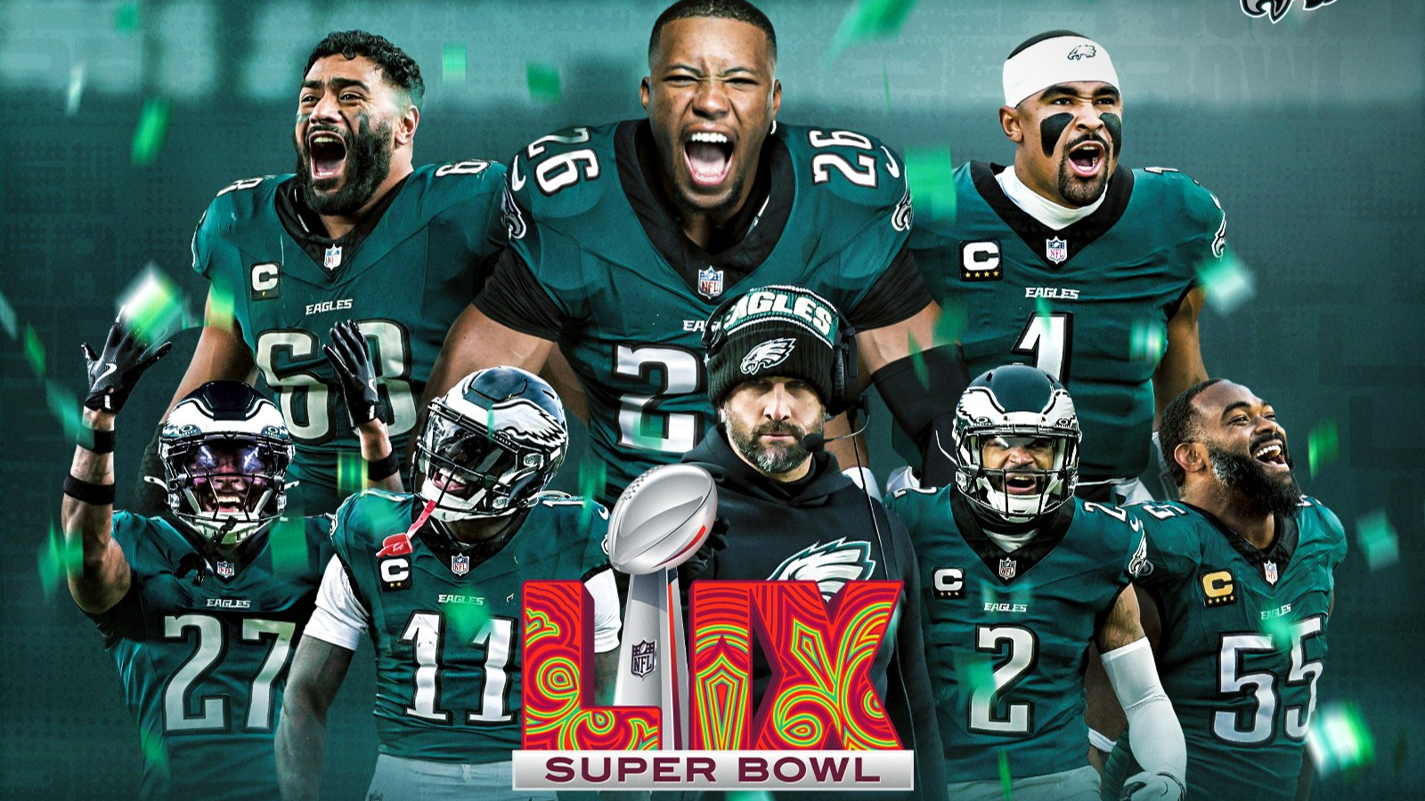 Philadelphia Eagles son los campeones del Super Bowl LIX