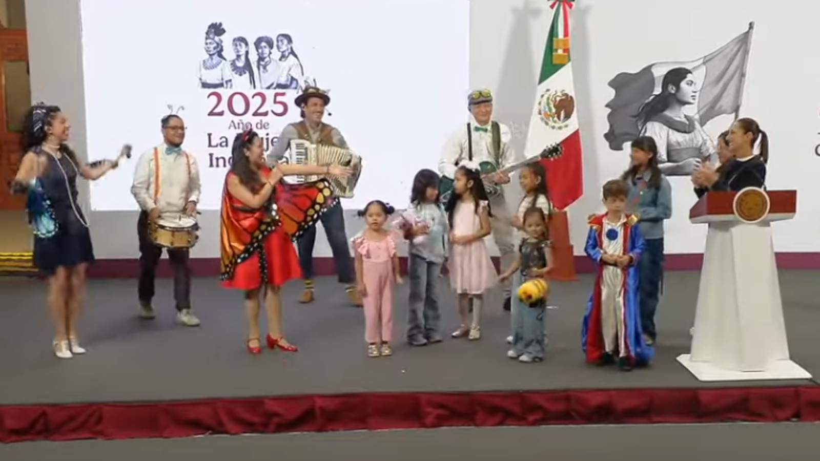 Niñas y niños son el presente de México, resaltó Claudia Sheinbaum