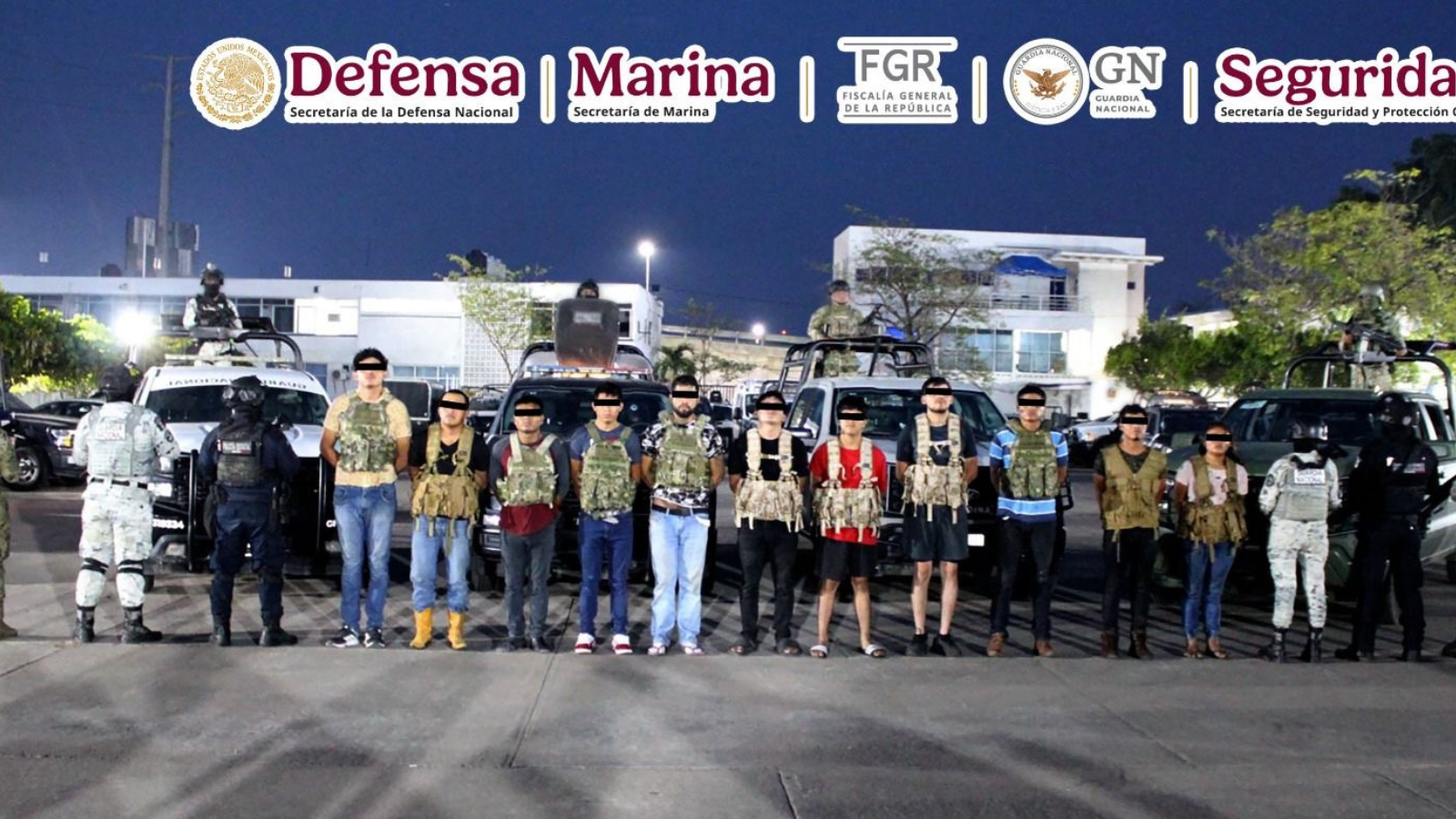 Autoridades detienen a 12 presuntos criminales del CJNG en Tabasco el pitufo