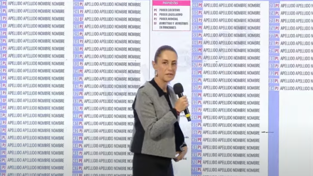 Sheinbaum llama a la ciudadanía a votar en la elección judicial
