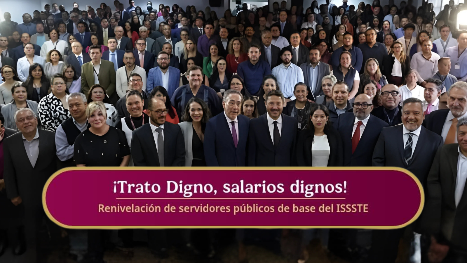 Beneficia ISSSTE a 22,722 empleados administrativos de base con renivelación laboral