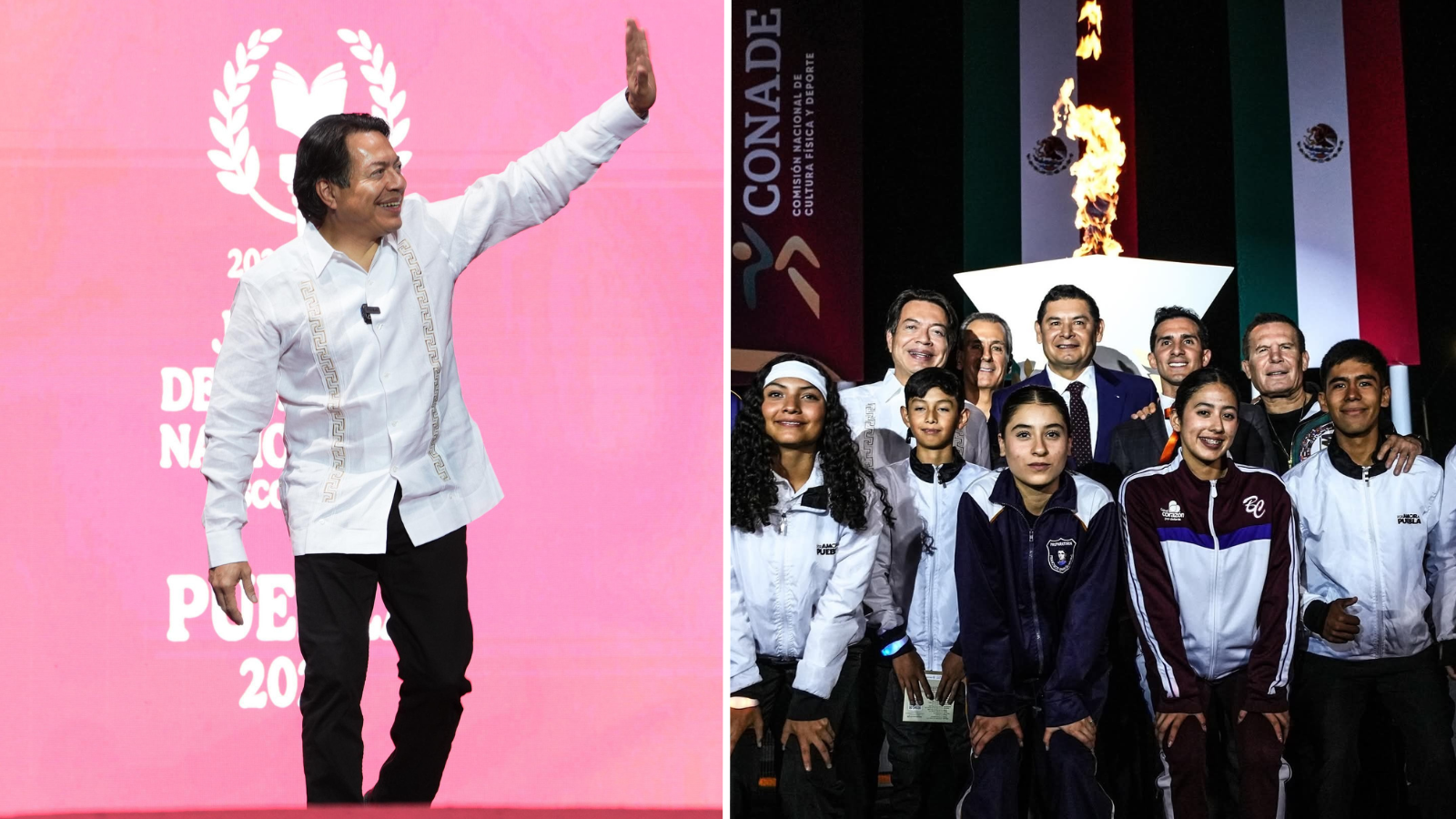 Mario Delgado inaugura los Juegos Deportivos Nacionales Escolares 2025