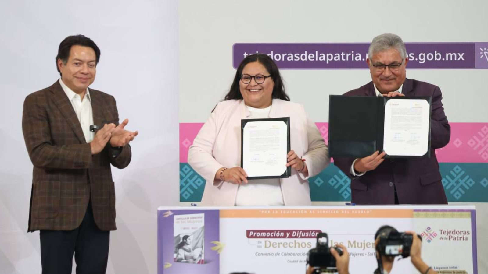 SEP respalda convenio en pro de los derechos de las mujeres en la educación Mario Delgado