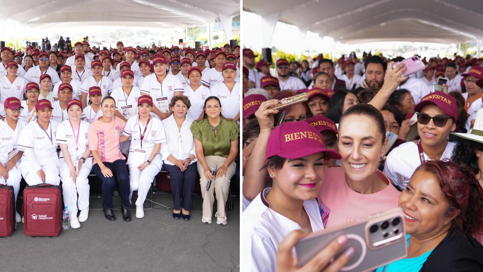 Sheinbaum inicia en Ixtapaluca, EdoMéx, la gira nacional de la Salud casa por casa