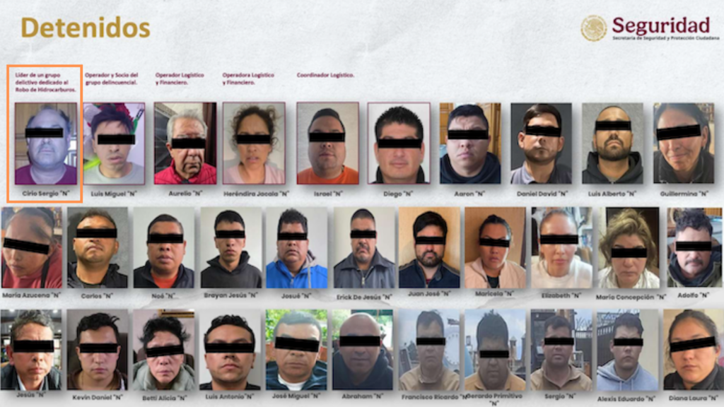 Gabinete de Seguridad desmiente acusaciones de encubrimiento a líder huachicolero 2