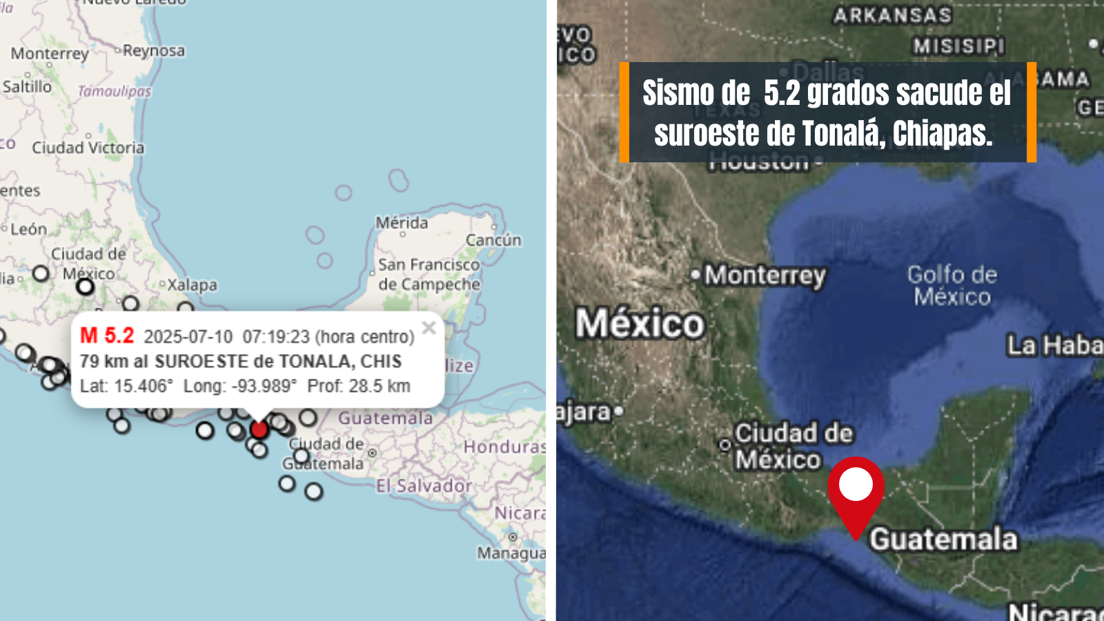 Sismo tonalá chiapas