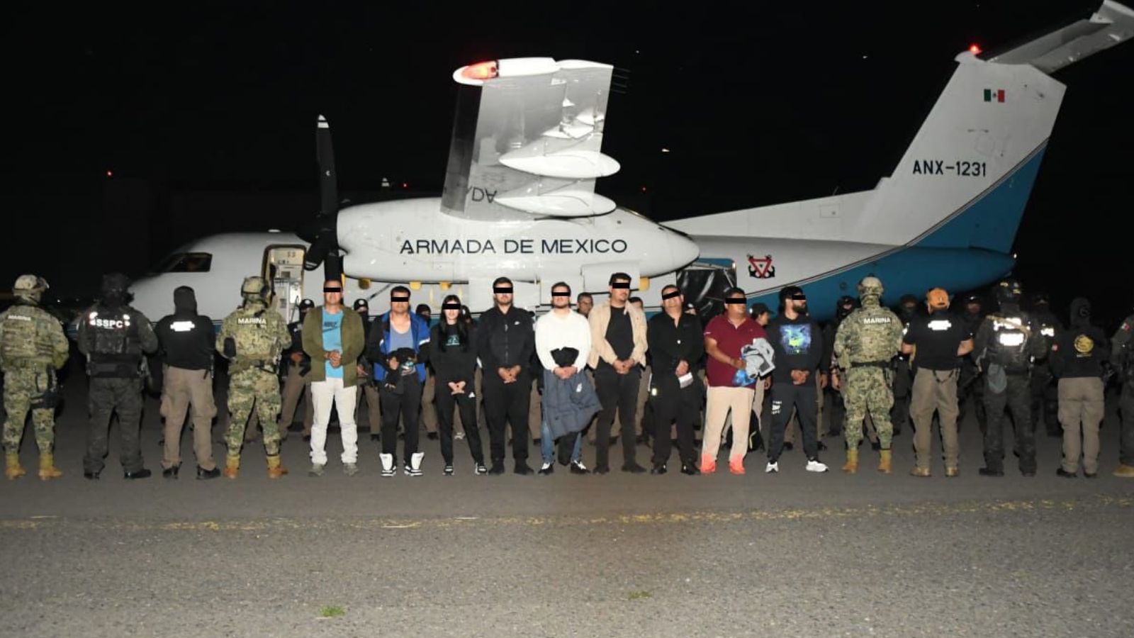 Desmantelan red de tráfico de armas vinculada al CJNG hay 14 detenidos