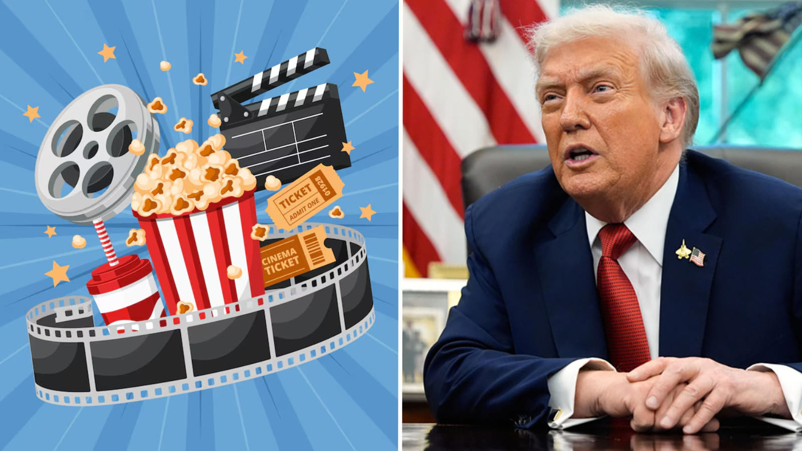 Trump Anuncia Aranceles del 100% a Películas Extranjeras para Impulsar Producción Nacional