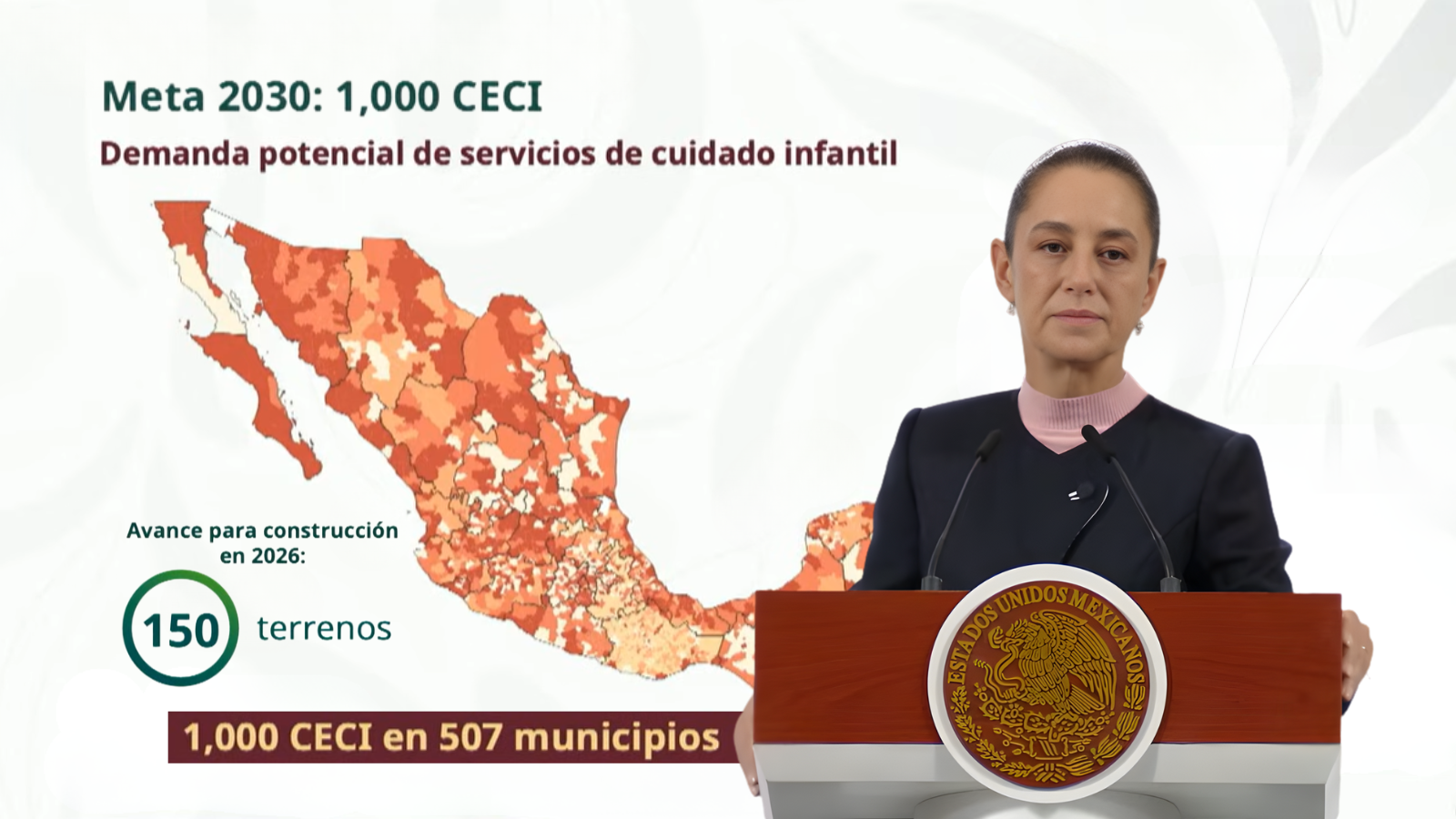Construirán 200 CECI para madres trabajadoras en 2026