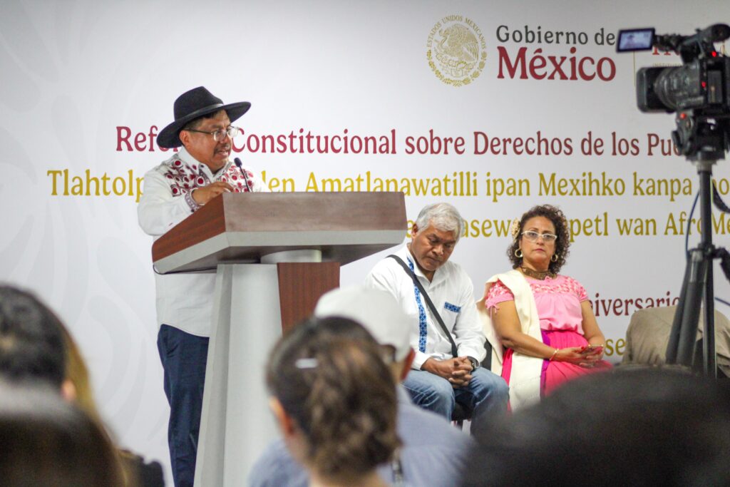 Celebra INPI el aniversario de la firma del Decreto de Reforma Constitucional sobre Derechos de los pueblos indígenas y afromexicanos