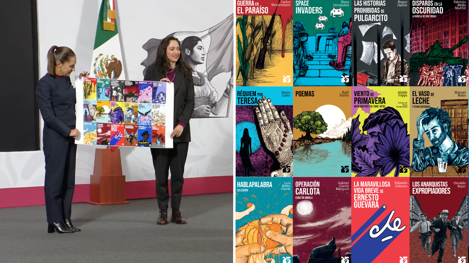 Presentan obras literarias de la colección 25 para el 25 del FCE