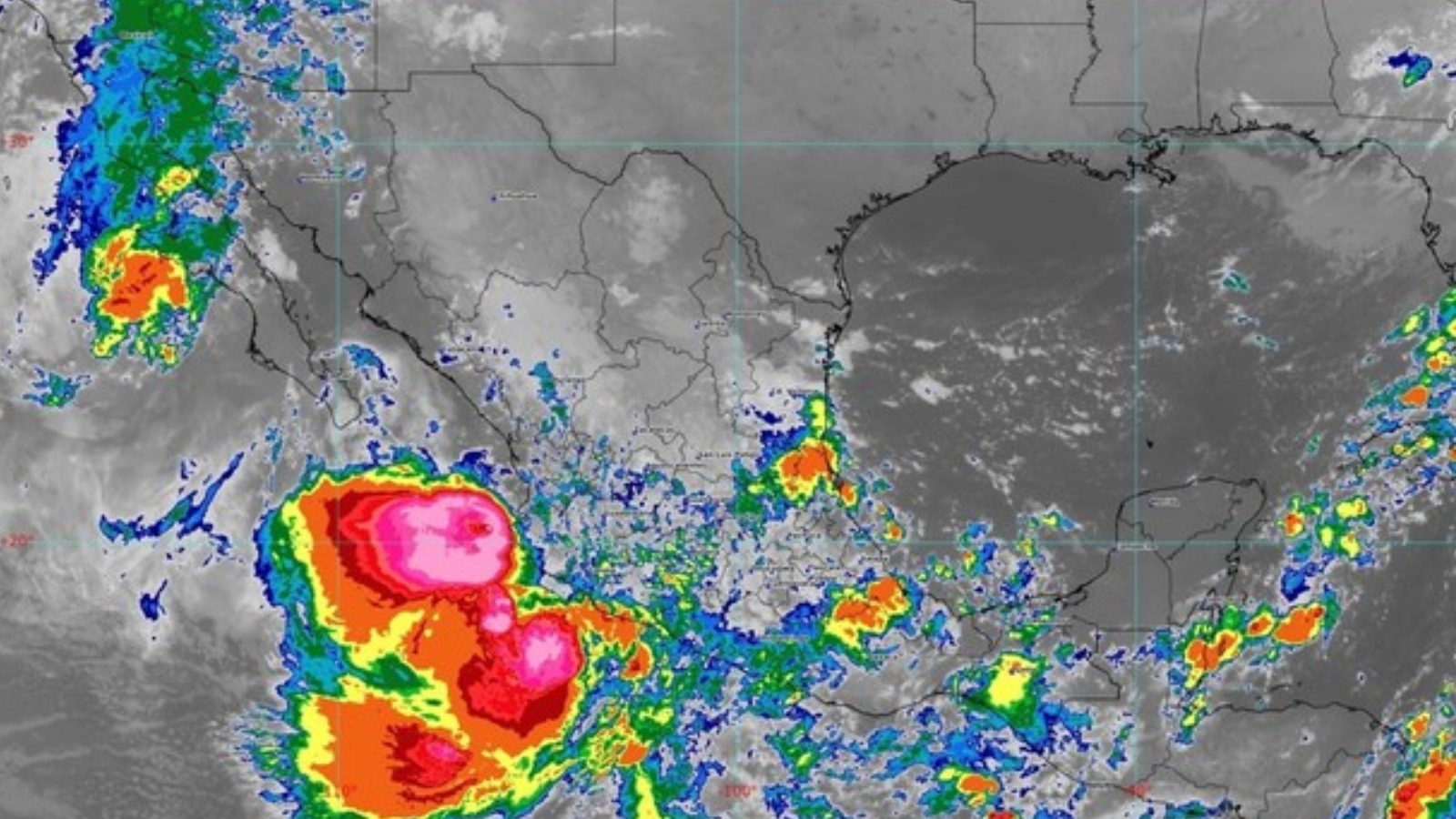 Tormenta tropical raymond priscilla