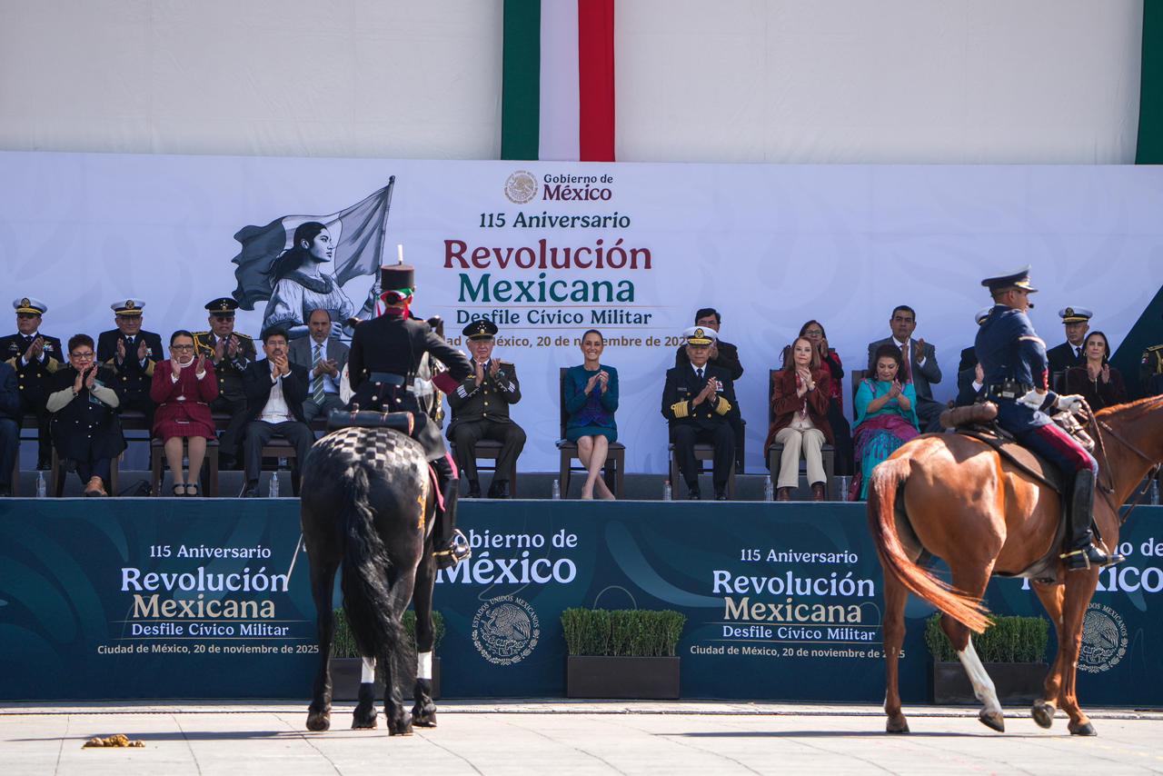 Sheinbaum encabeza el 115 aniversario de la Revolución Mexicana ...