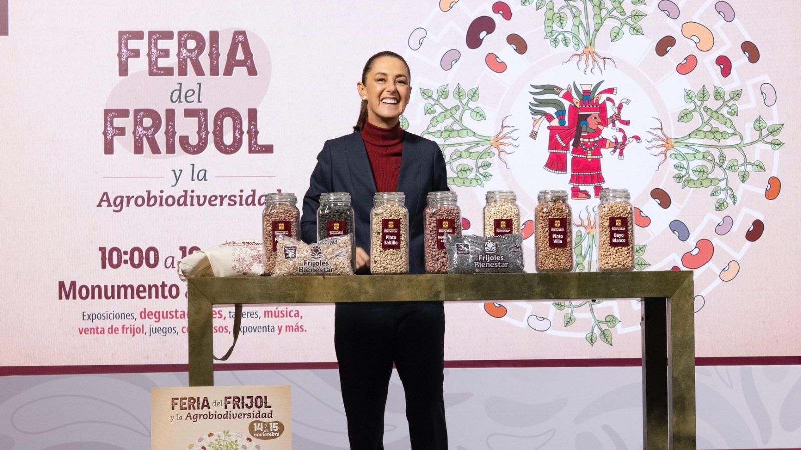 Frijoles bienestar Sheinbaum