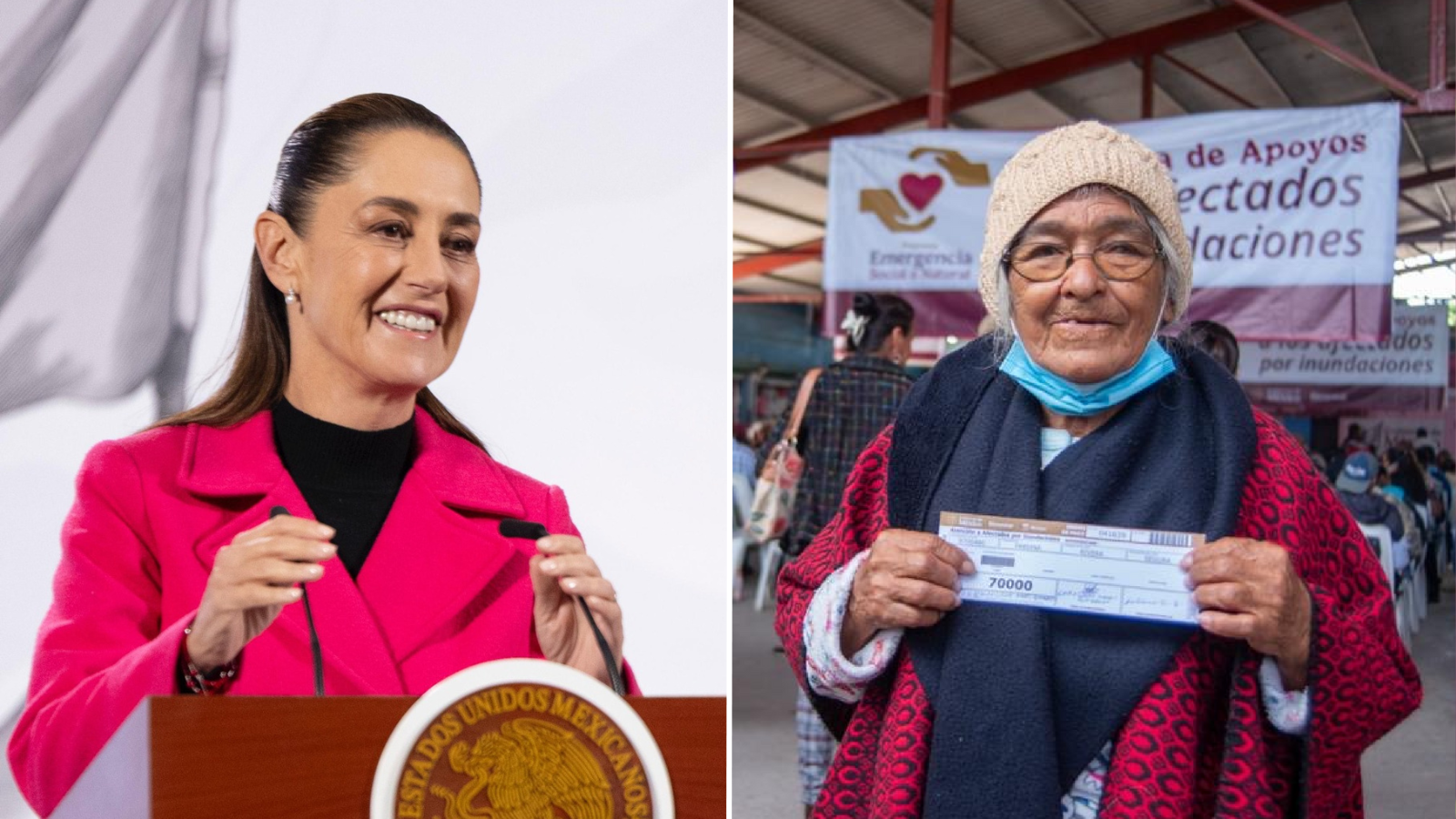 Gobierno ya destinó 7,426 mdp en apoyo a 104 familias afectadas por lluvias