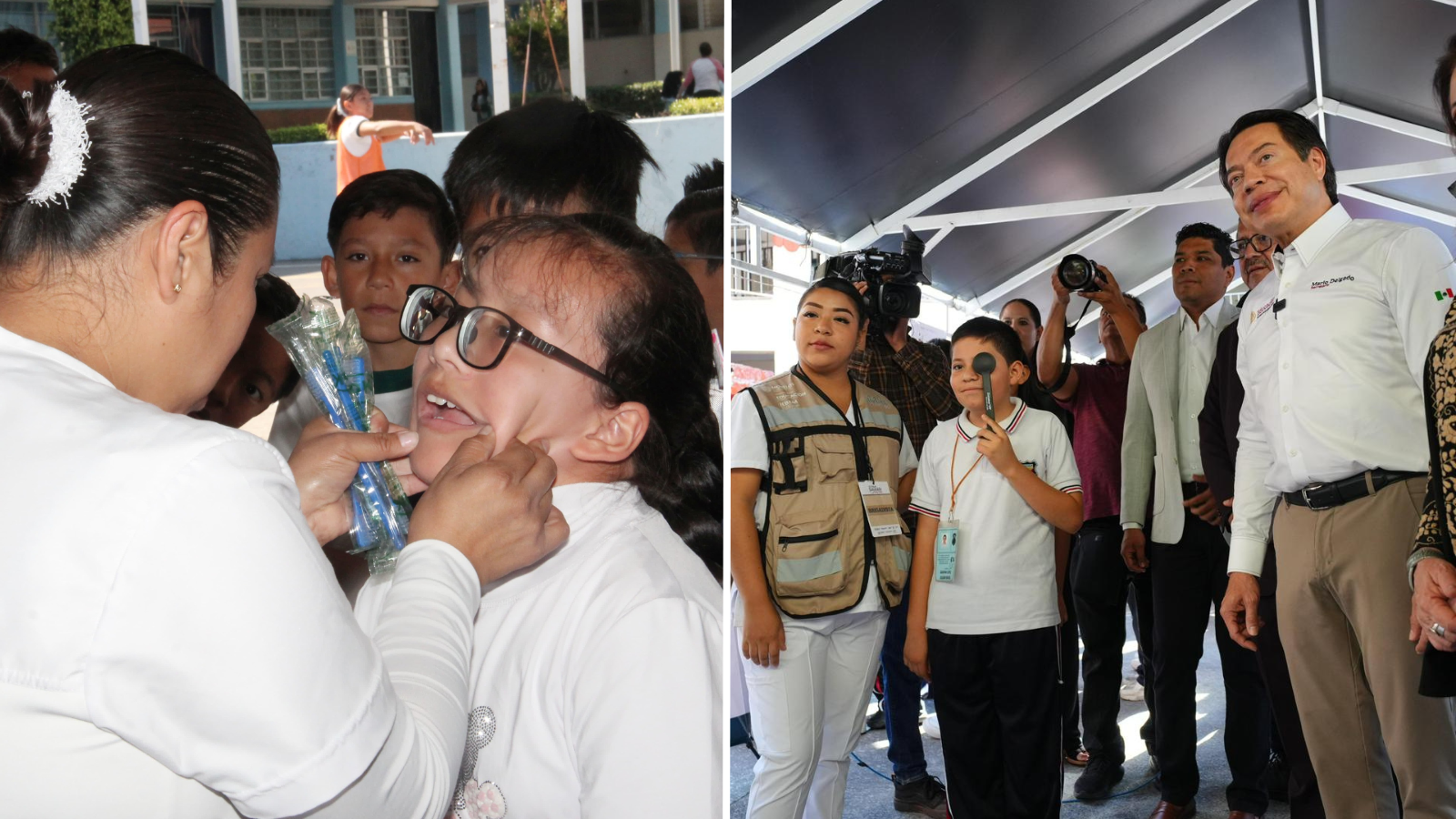 Destaca Mario Delgado valoración de salud a 8 millones de estudiantes en 64 mil primarias públicas en 2025