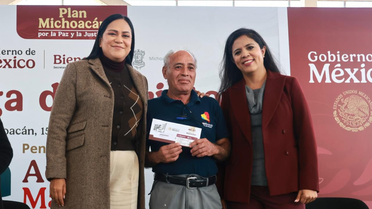 Inicia entrega Tarjetas de Bienestar a adultos mayores y Madres Trabajadoras en Michoacán
