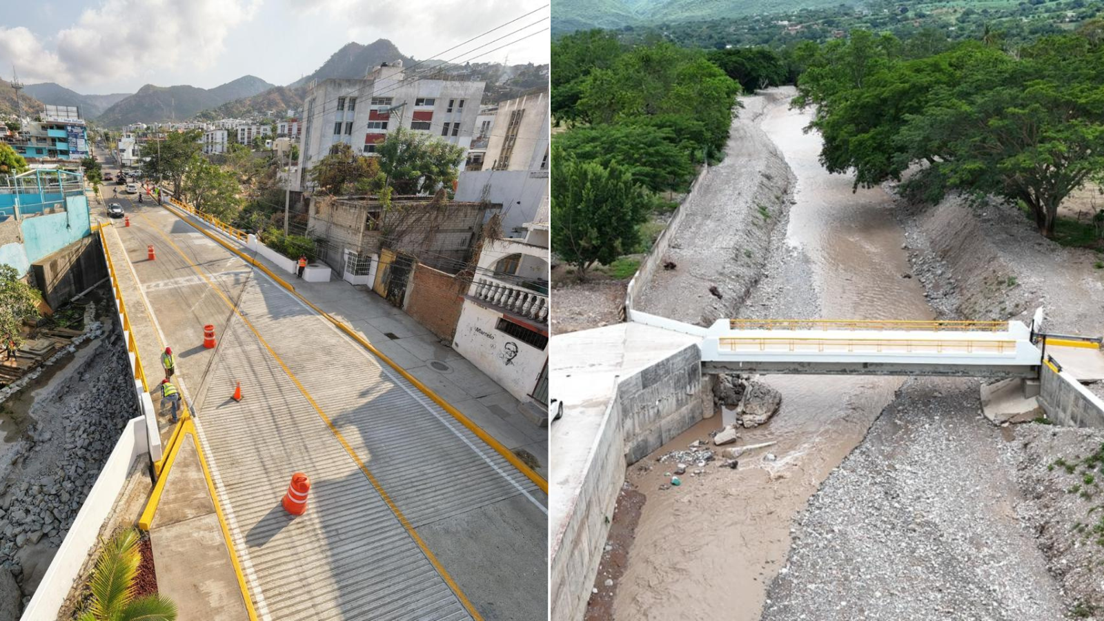 SICT puentes guerrero huracanes