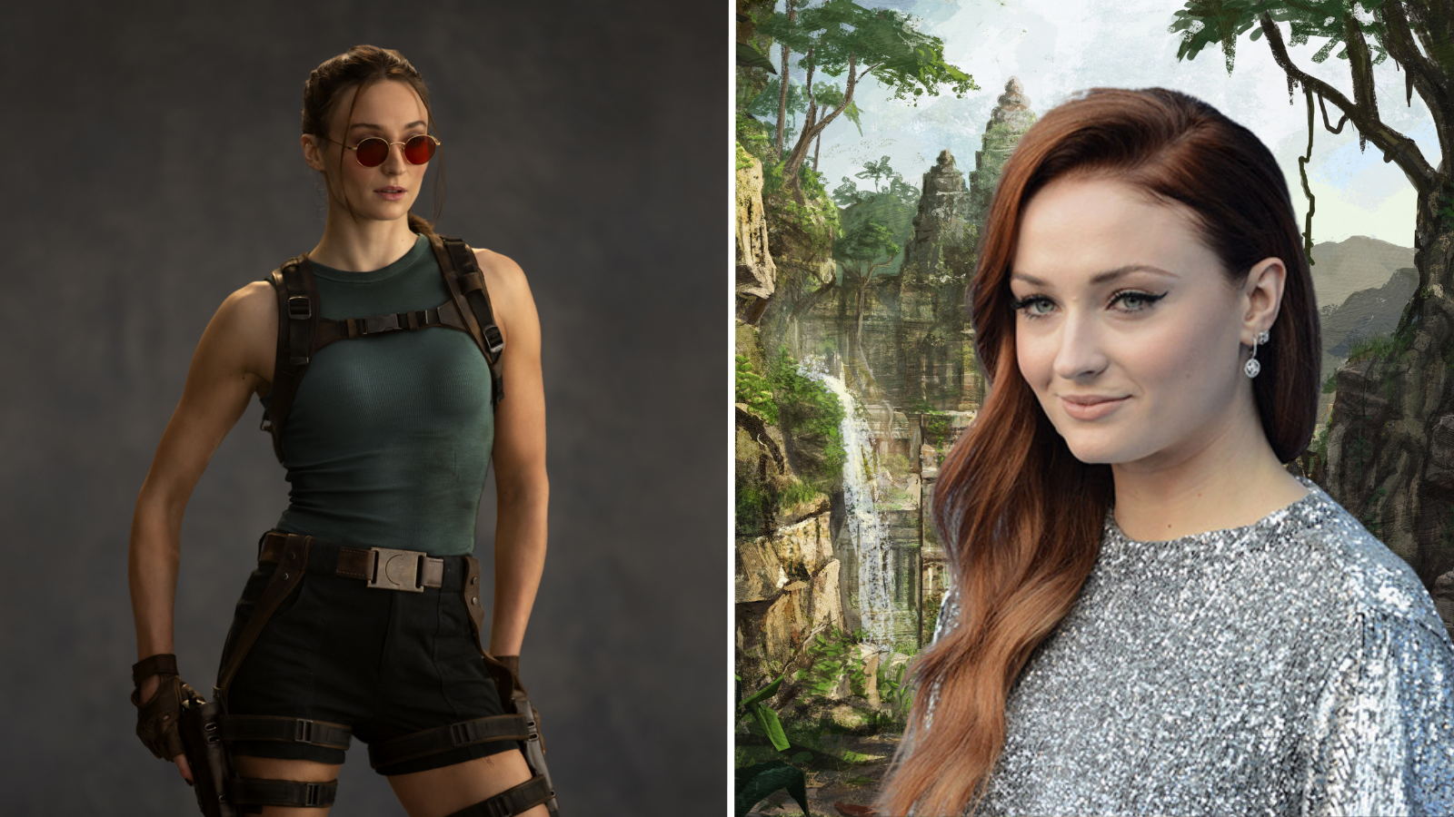 Así luce Sophie Turner como Lara Croft en la serie de Tomb Raider