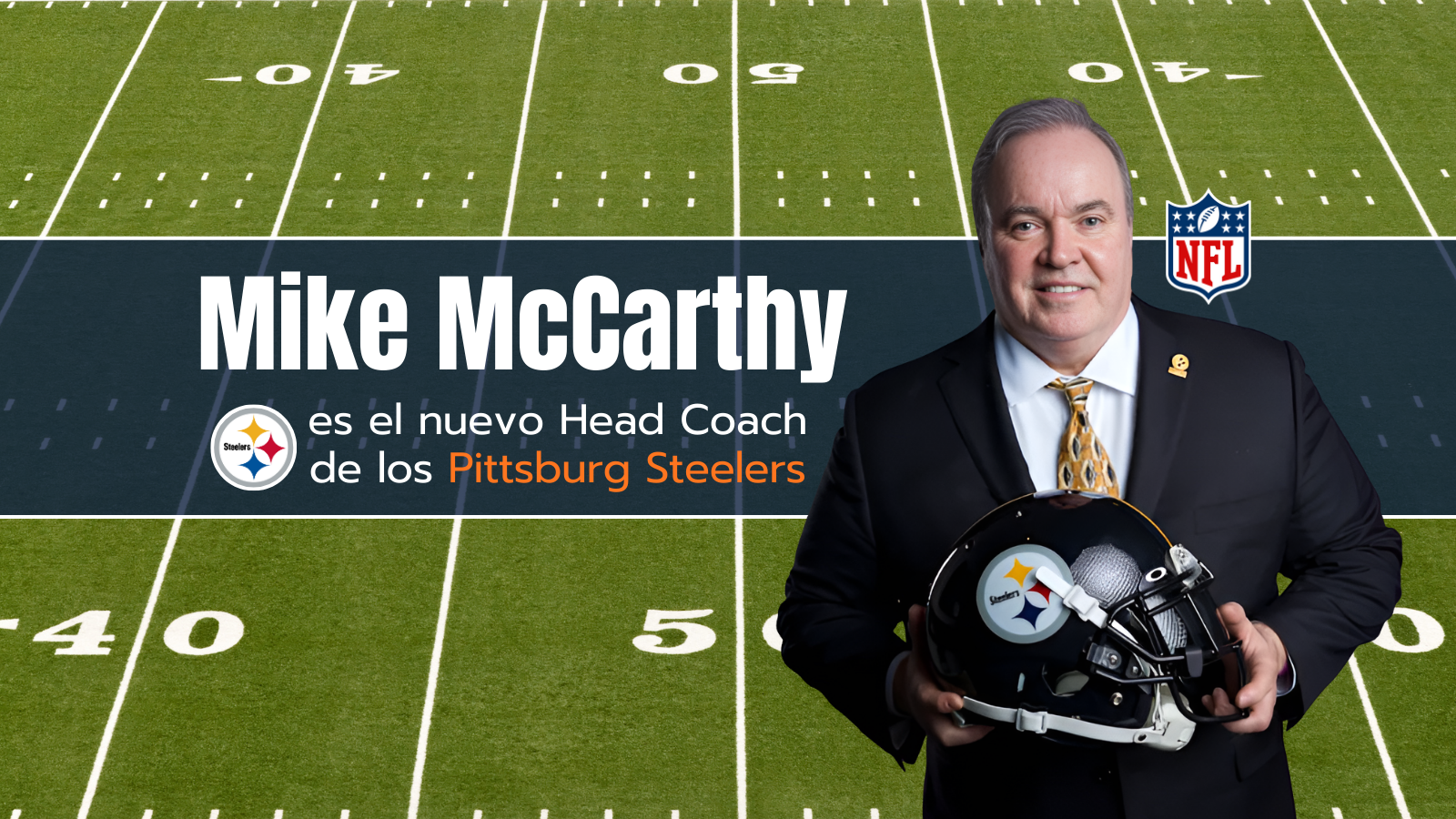 Mike McCarthy Pittsburg Steelers head coach