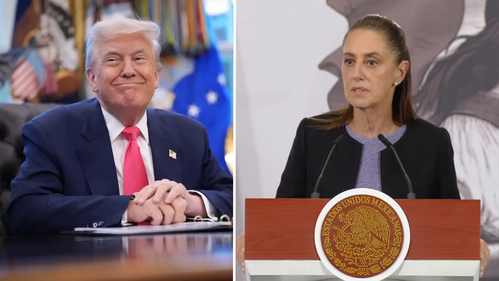 Sheinbaum trump llamada