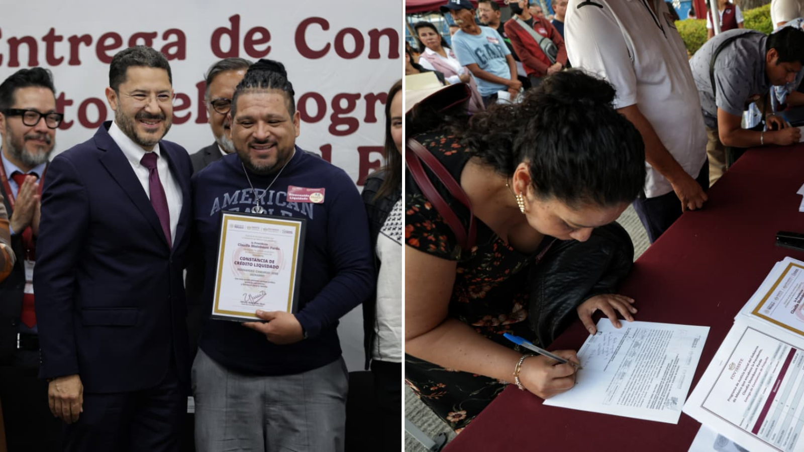 Entregan más de 200 constancias de finiquito del FOVISSSTE