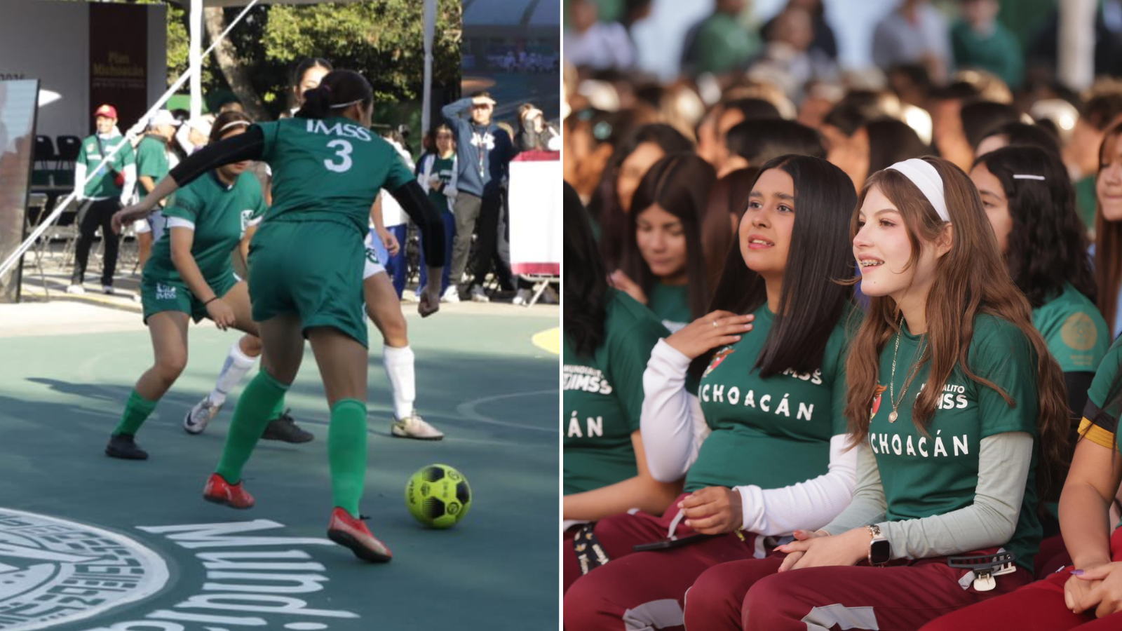 Inauguran el Mundialito de Futsal Femenil del IMSS