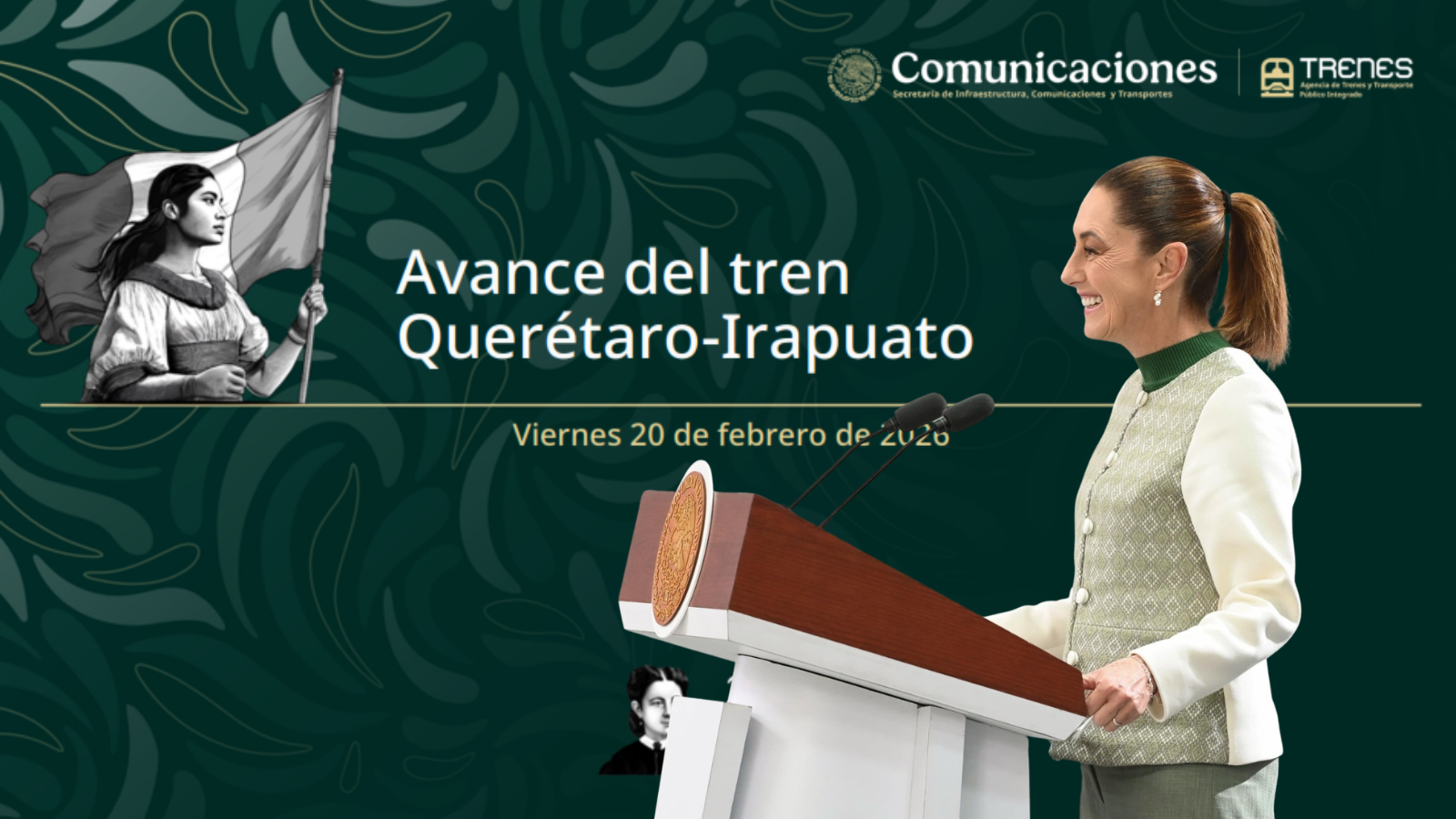 Los trenes llegarán a Guanajuato muy pronto Sheinbaum