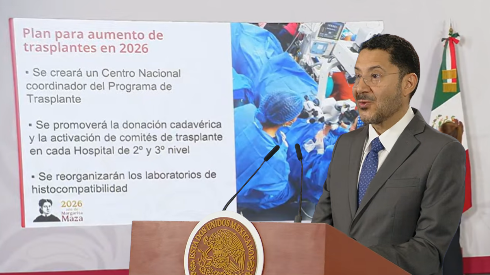 Presentan acciones del Plan de Trasplantes 2026 para incrementar procedimientos en el ISSSTE
