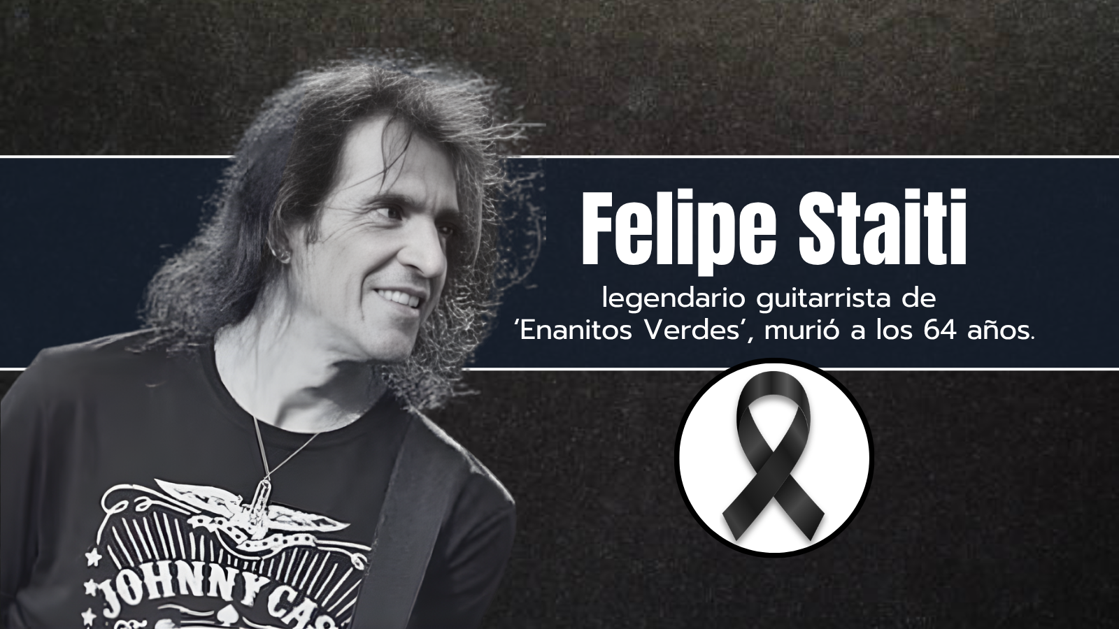 Felipe Staiti Enanitos Verdes guitarrista