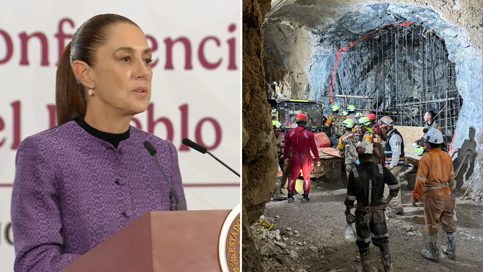 Hallan vivo a un minero tras 13 días atrapado en Sinaloa; otro aparece sin vida