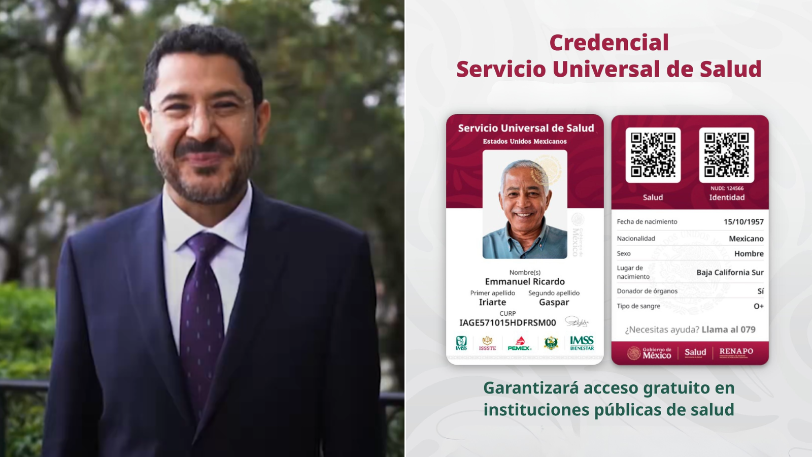 Sistema Universal de Salud martí batres