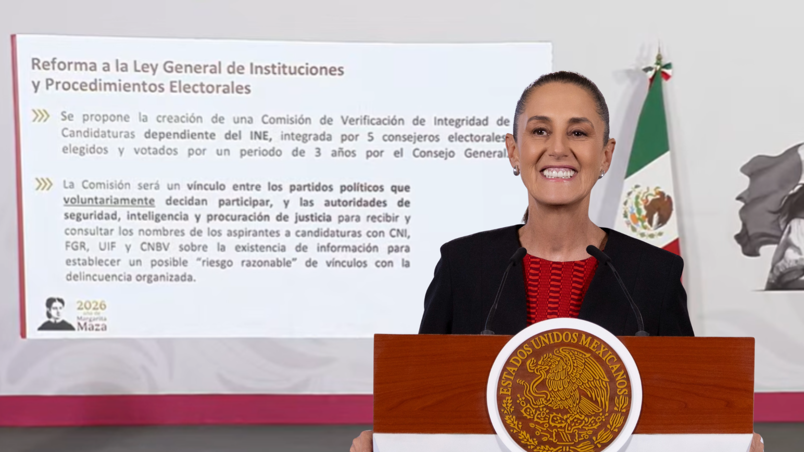 Enviarán propuesta de Reforma para evitar candidatos con vínculos con el crimen organizado
