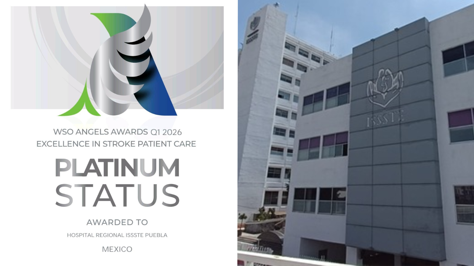 HRAE del ISSSTE en Puebla Platinum Status