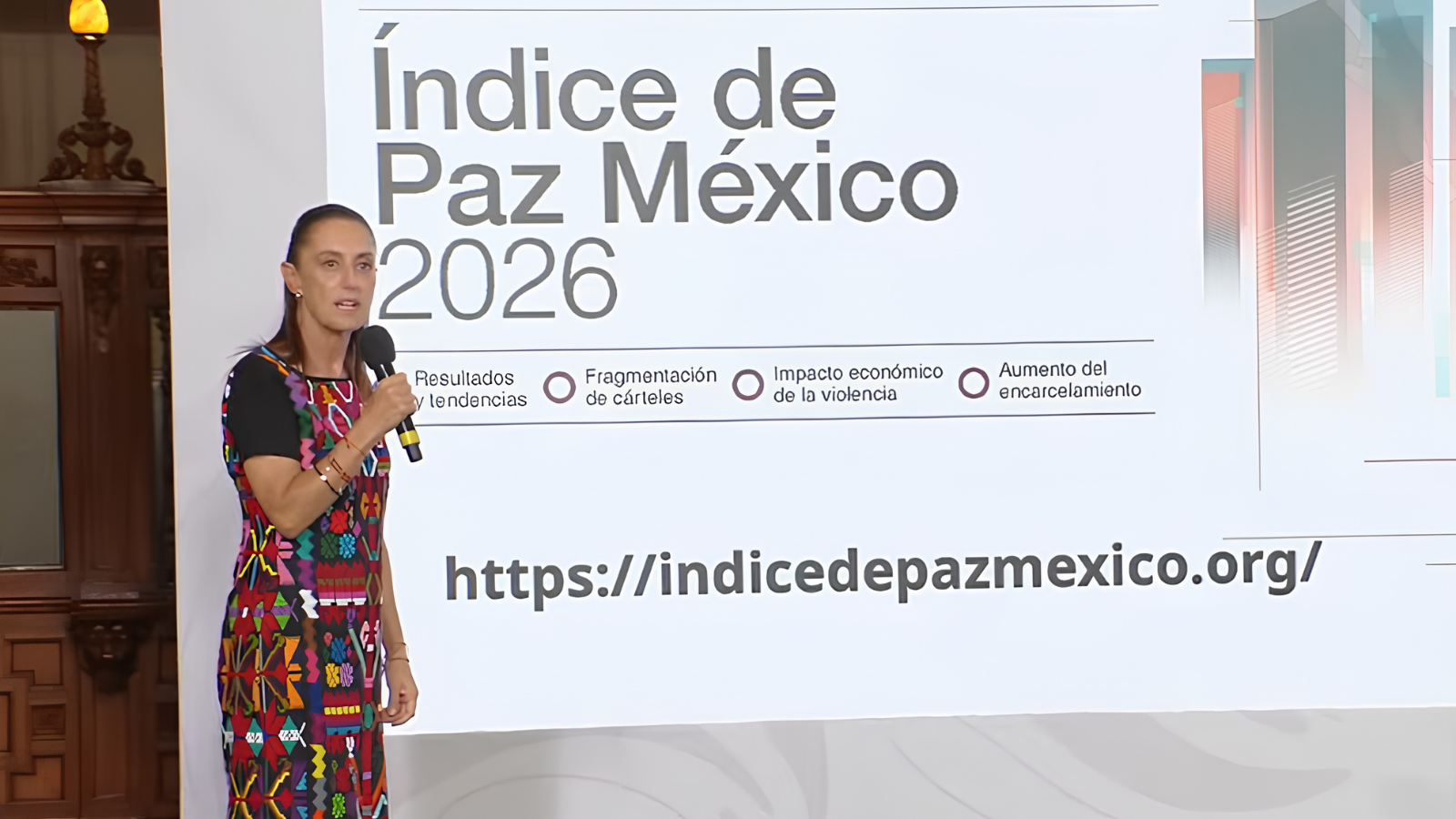 Índice de paz México 2026 Sheinbaum