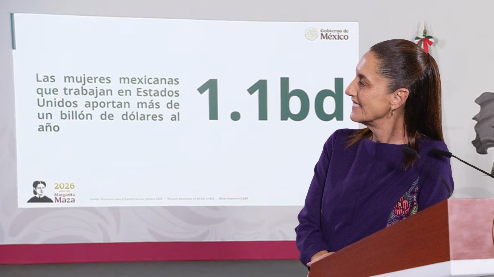 Mujeres mexicanas que trabajan en EE. UU. aportan un bdd a la economía del país