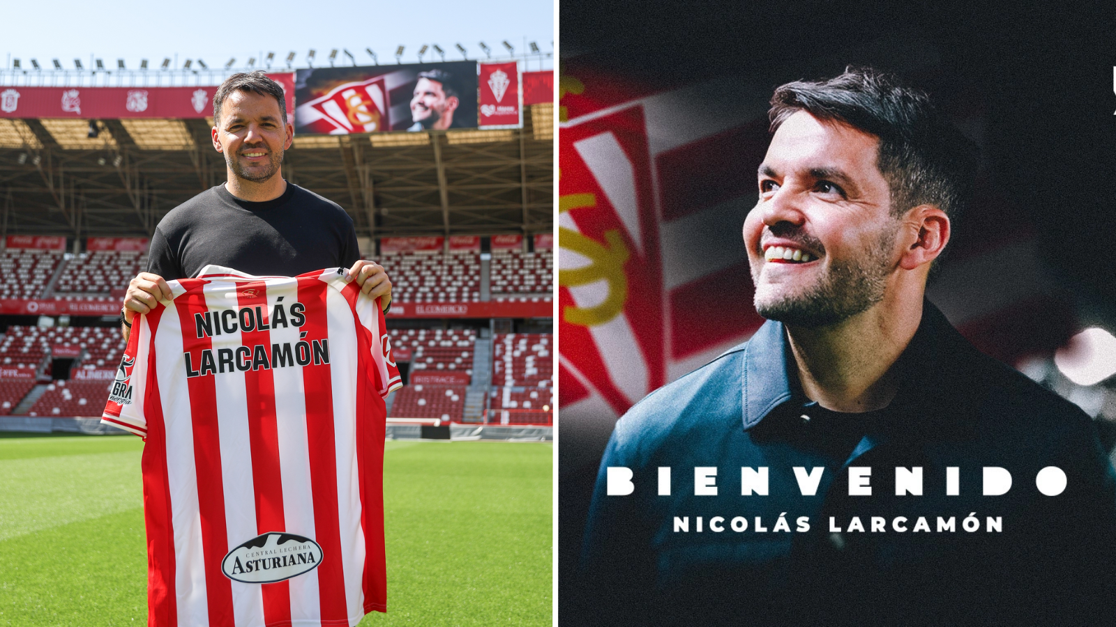 Nicolás Larcamón Real Sporting de Gijón