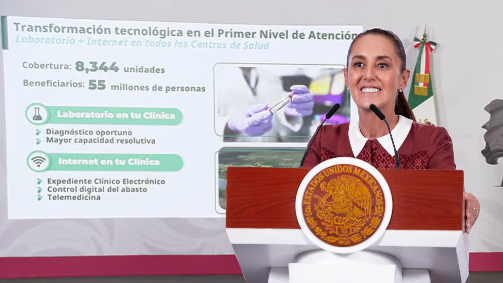 Sheinbaum destaca modernización en la atención a la salud en IMSS, ISSSTE e IMSS Bienestar