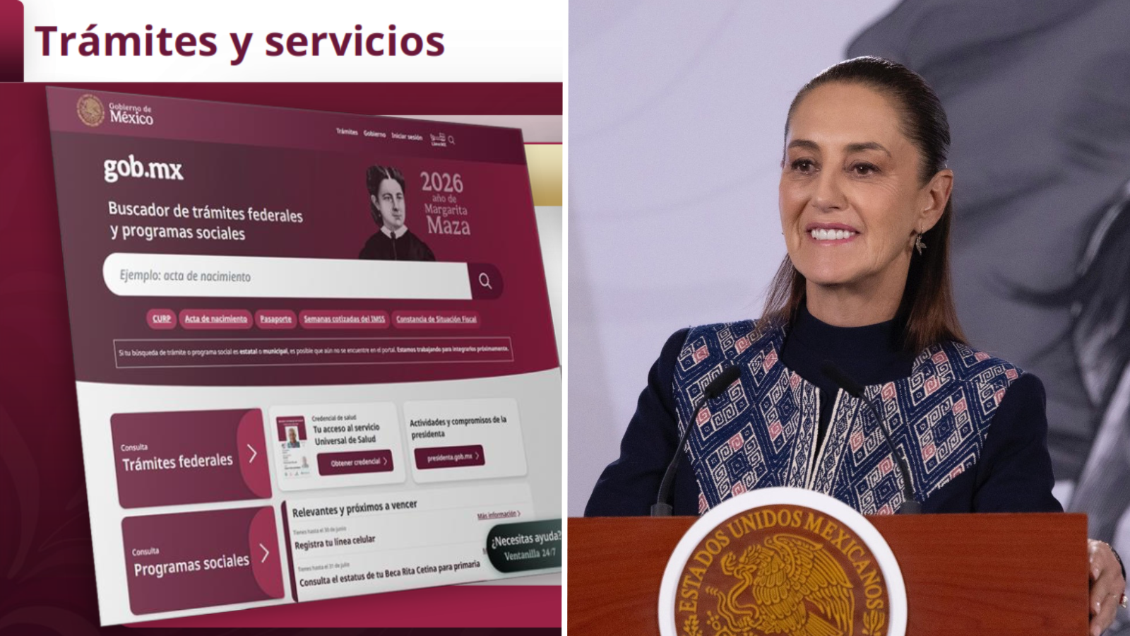 Simplificación de trámites sheinbaum