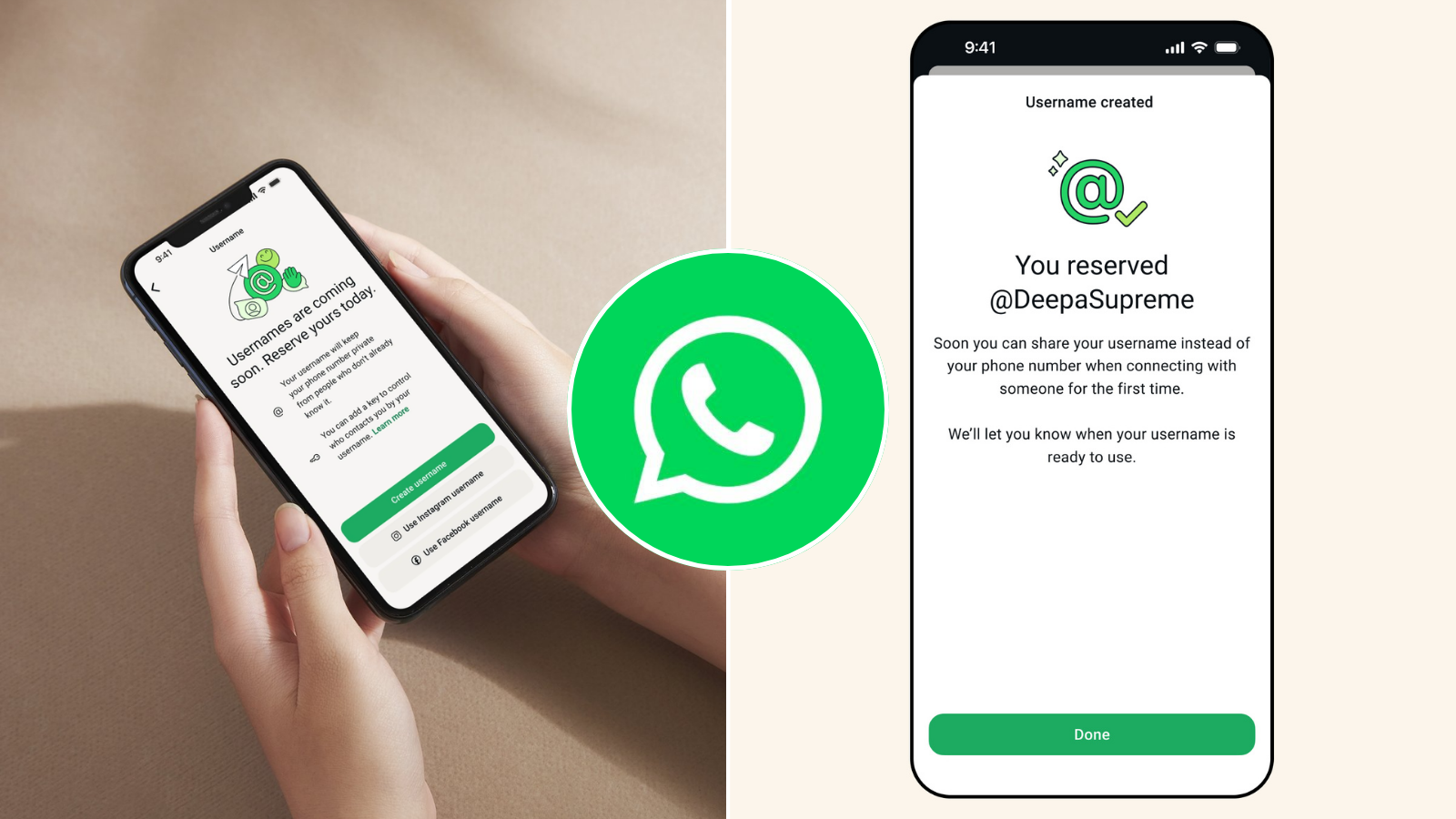 WhatsApp activa el nombre de usuario para mayor privacidad 2