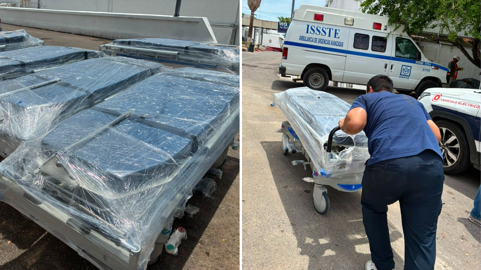 Inicia ISSSTE distribución de 915 camillas radiotransparentes primeras 54 llegan a Jalisco y Sonora