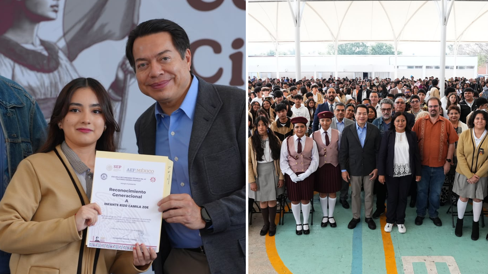 Mario Delgado clausura el ciclo escolar 2025-2026, tercero de la NEM que fortalece el vínculo escuela y comunidad