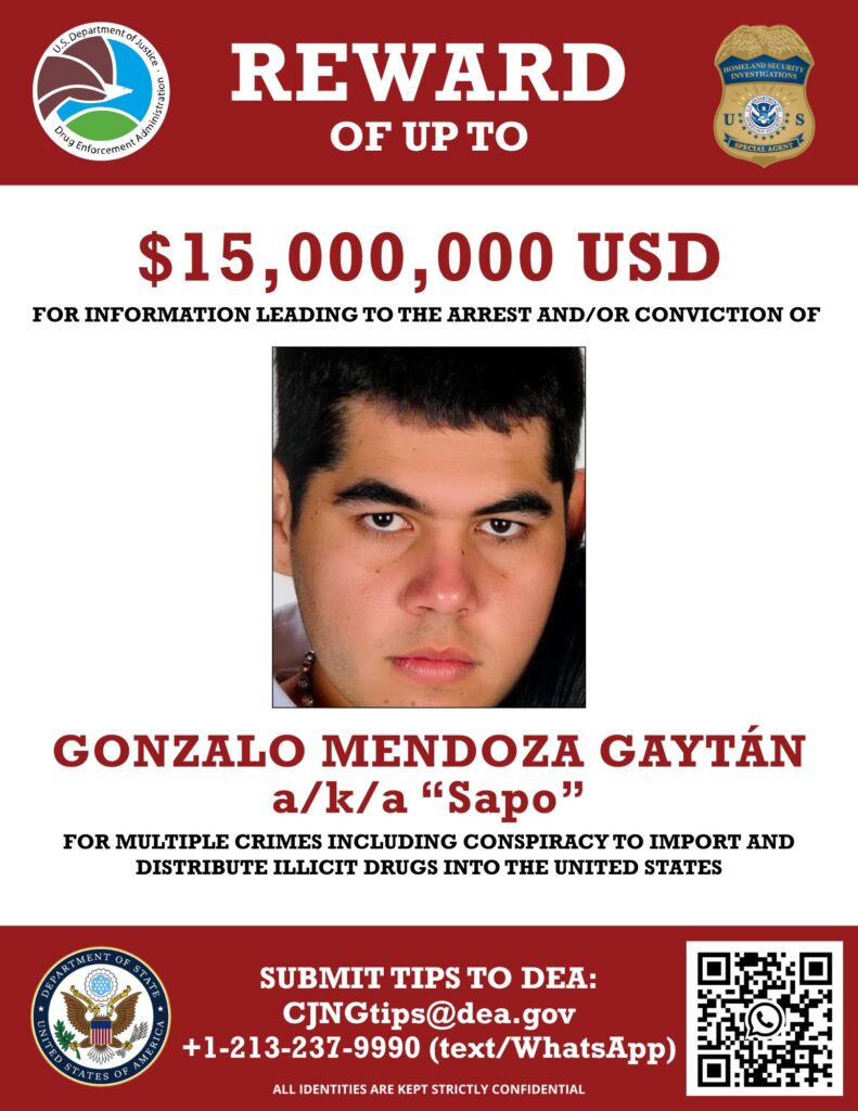 Nuevas recompensas por miembros clave del CJNG