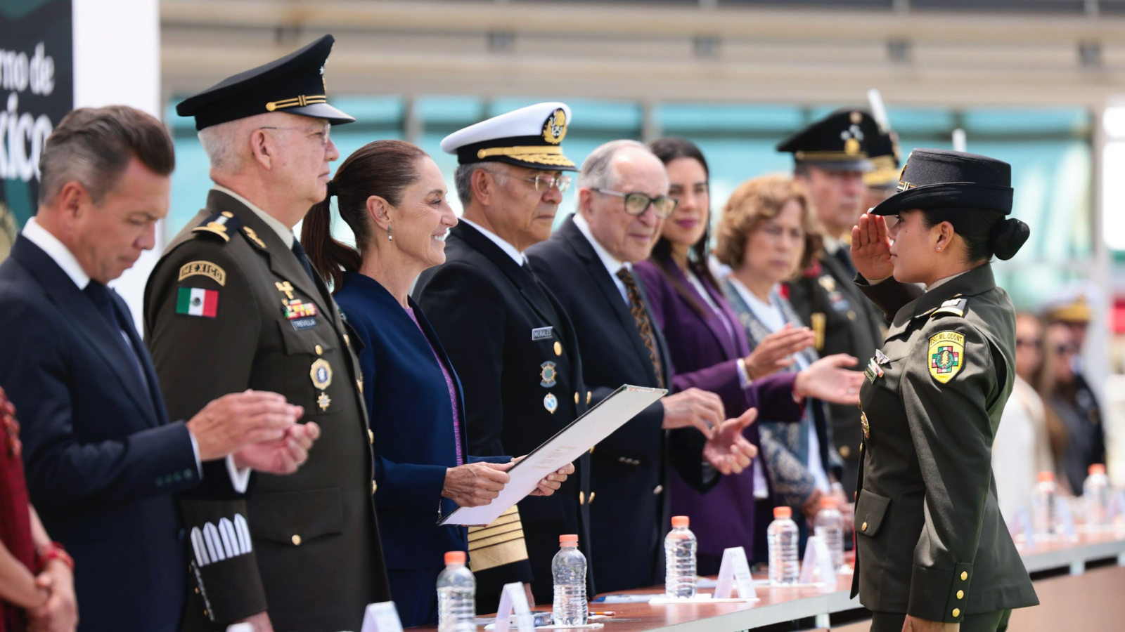 Encabeza Sheinbaum la clausura y apertura de cursos del Sistema Educativo Militar 2026
