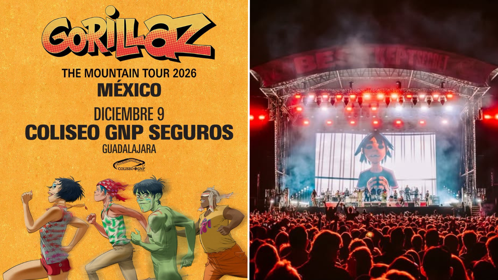 Gorillaz Guadalajara
