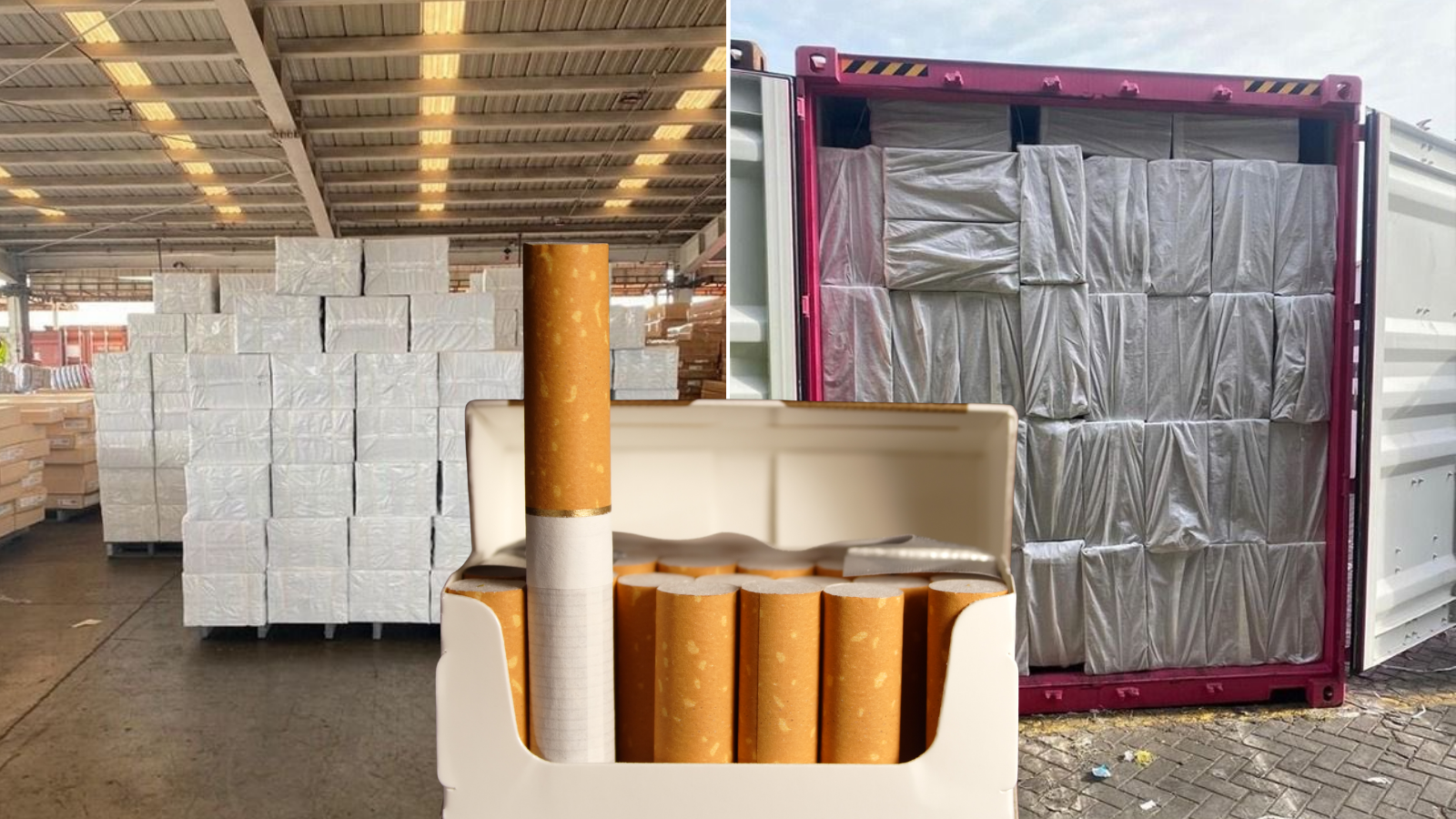 Semar y Anam aseguran más de 554 mil cajetillas de cigarros en Lázaro Cárdenas, Michoacán