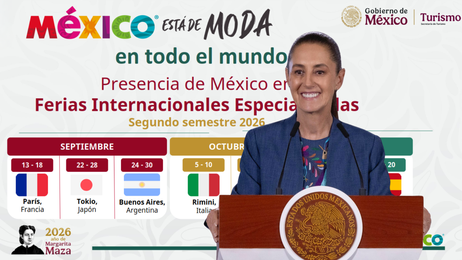 Turismo en México Sheinbaum